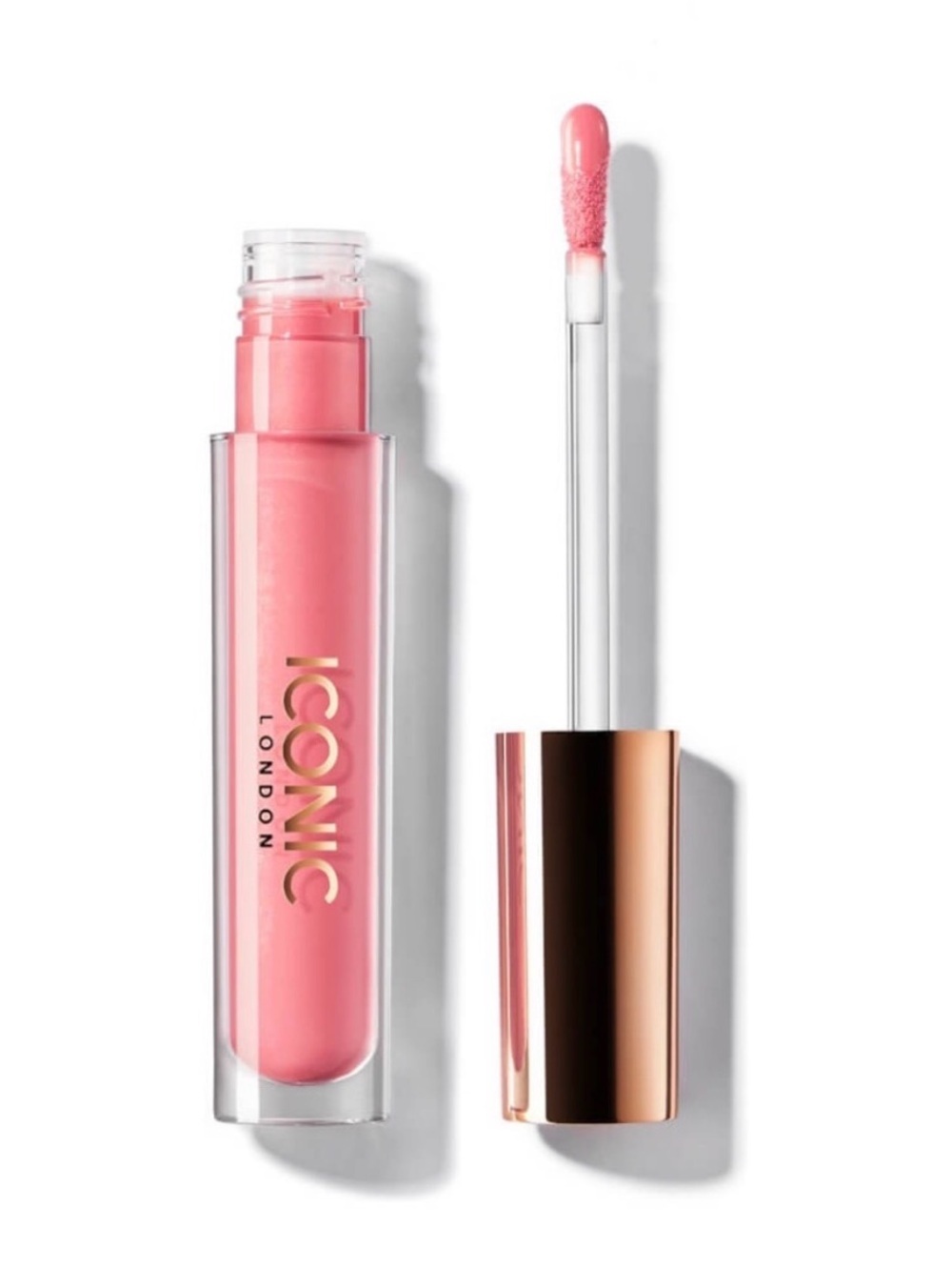 Iconic London Lip Plumping Gloss New Peek a Boo Pink